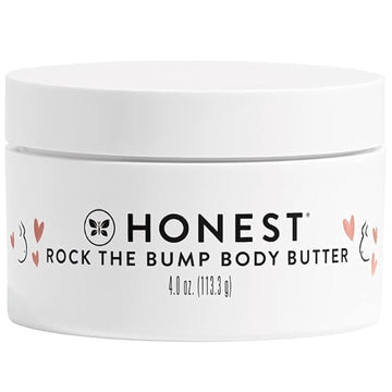 The Honest Company Honest Mama Rock The Bump Body Butter | Moisturizing Stretch Mark Cream | Shea Butter, Avocado Oil, Vitamin E | 4 Oz