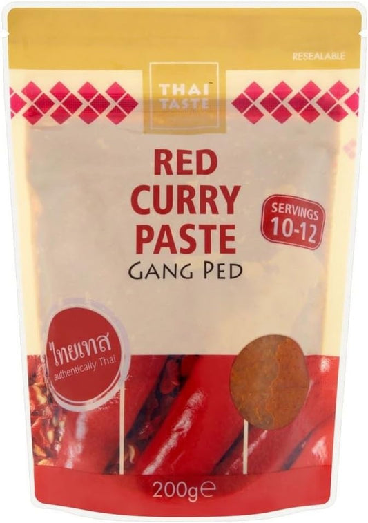 Thai Taste Red Curry Paste (200G) - Pack Of 6