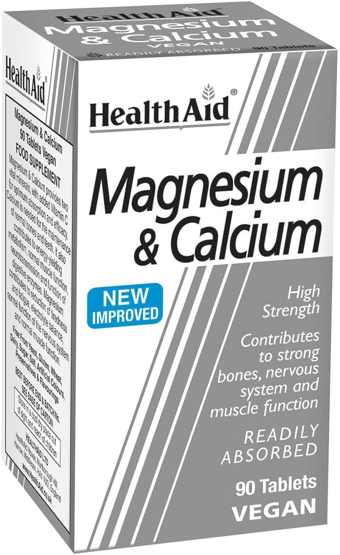 Healthaid Magnesium & Calcium - 90 Tablets