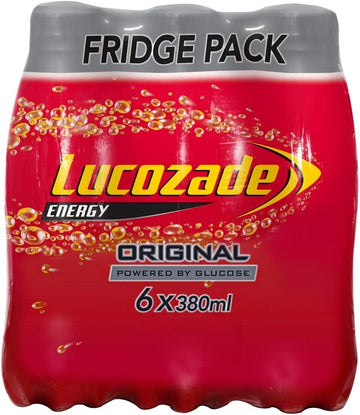 Lucozade Energy Original, 6 X 380Ml