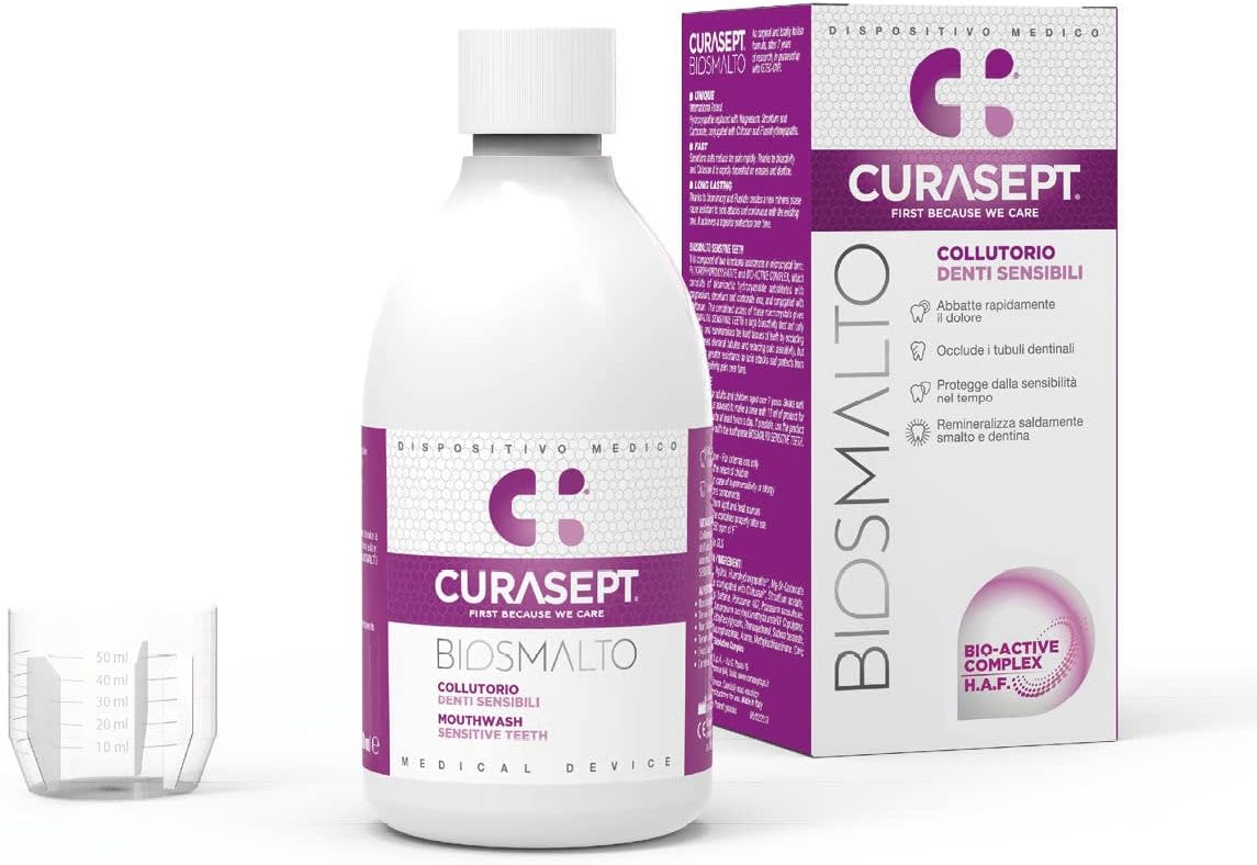 Curasept Biosmalto Denti Sensibili Collutorio 300 Ml