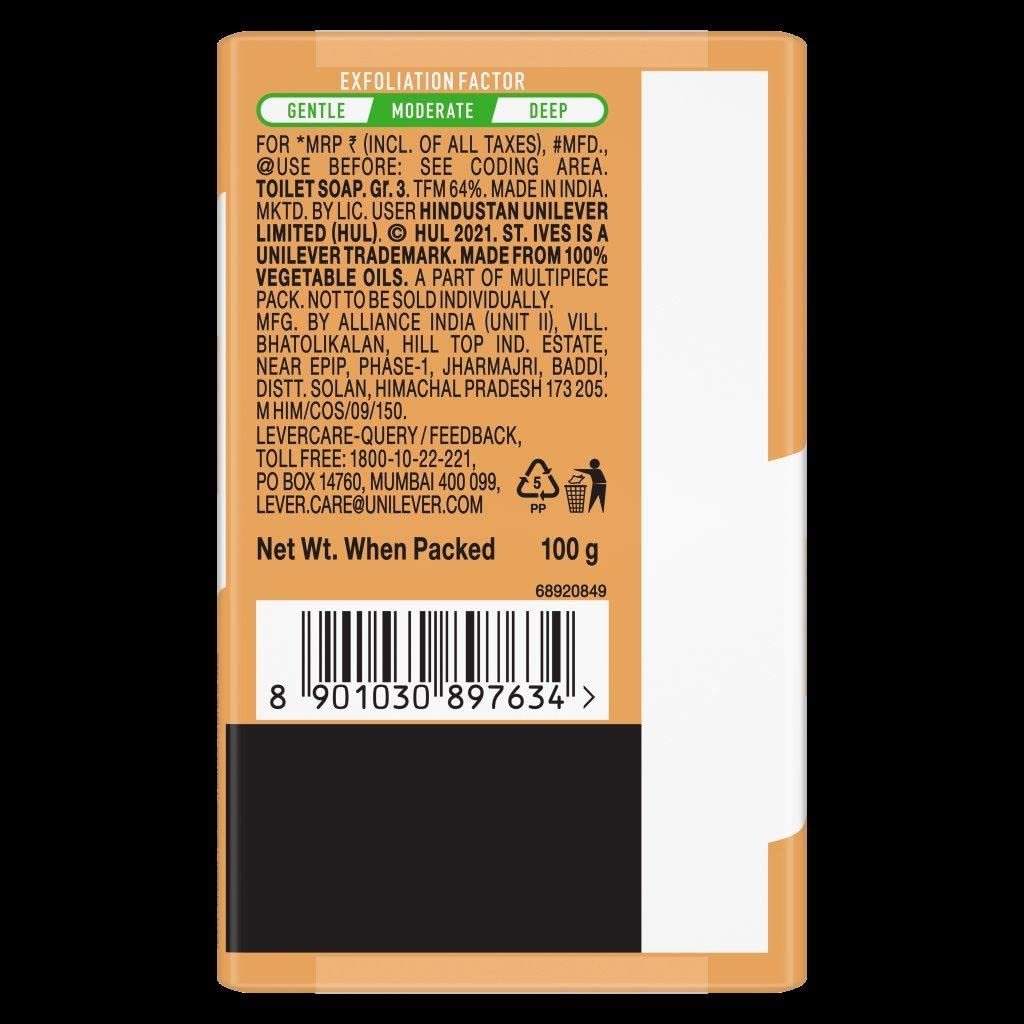 St. Ives' Scrub Bar Soap With Vitamin C & Orange (4 Packs) : Beauty & Personal Care