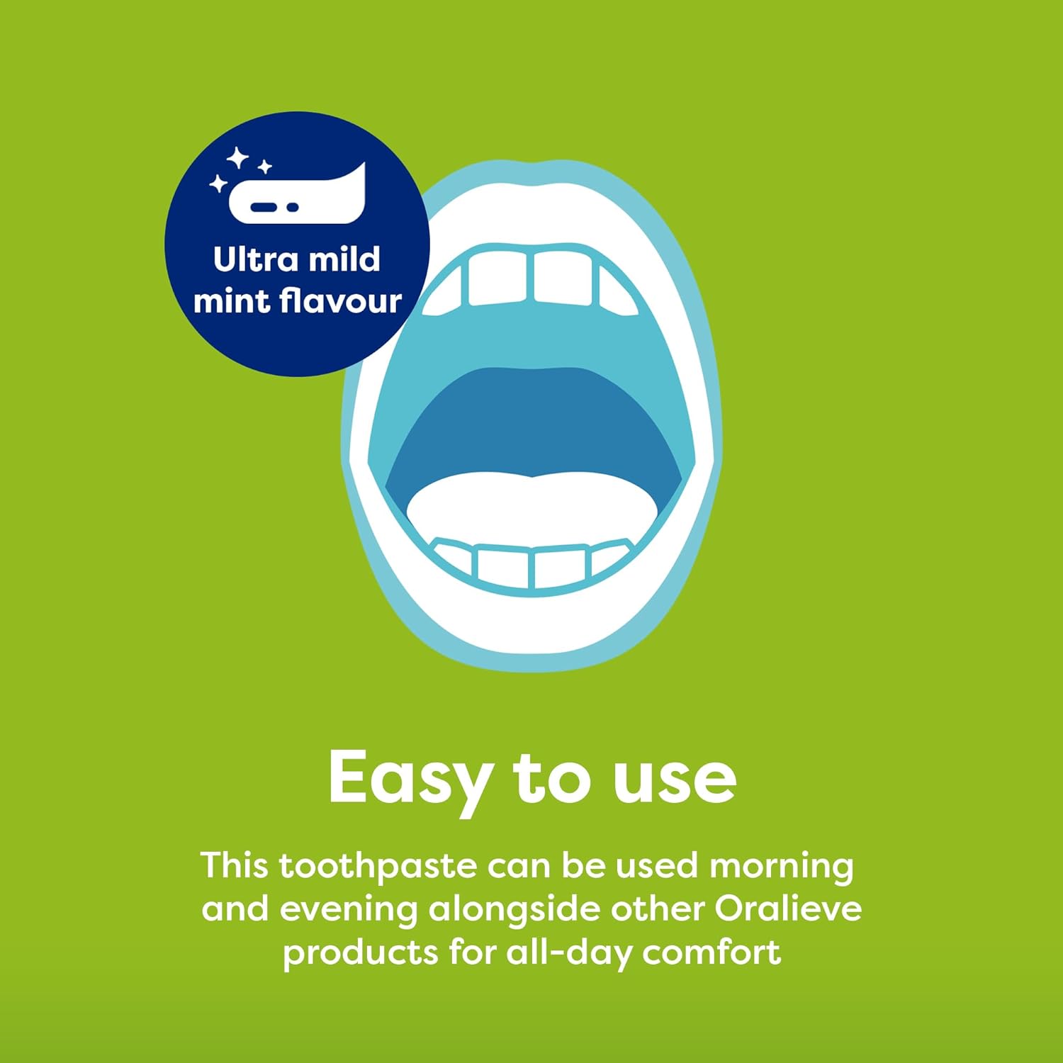 Oralieve Ultra Mild Toothpaste - Sls Free, Dry Mouth Formula, Fluoride & Xylitol Toothpaste - 5 X 75Ml