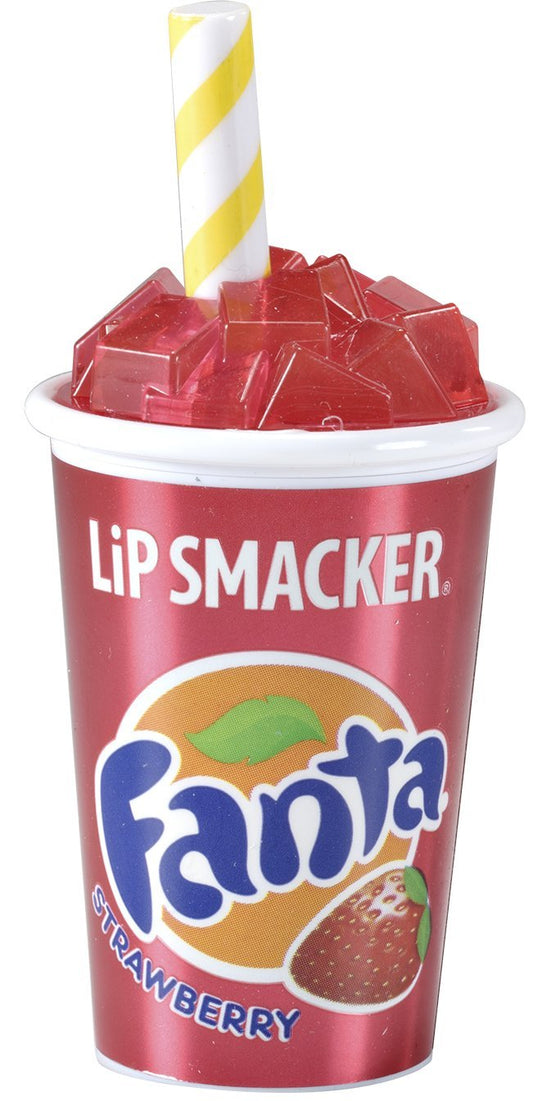 Lip Smacker Coca-Cola Cup Collection, Strawberry Fanta Coke Cup Lip Balm For Kids, Sweet Gift For Your Friends