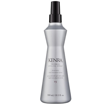 Kenra Thermal Styling Spray 19 | Heat Protection Spray | Firm Hold Heat-Activated Spray | Tames Frizz, Flyaways & Adds Shine | All Hair Types | 10 Fl. Oz