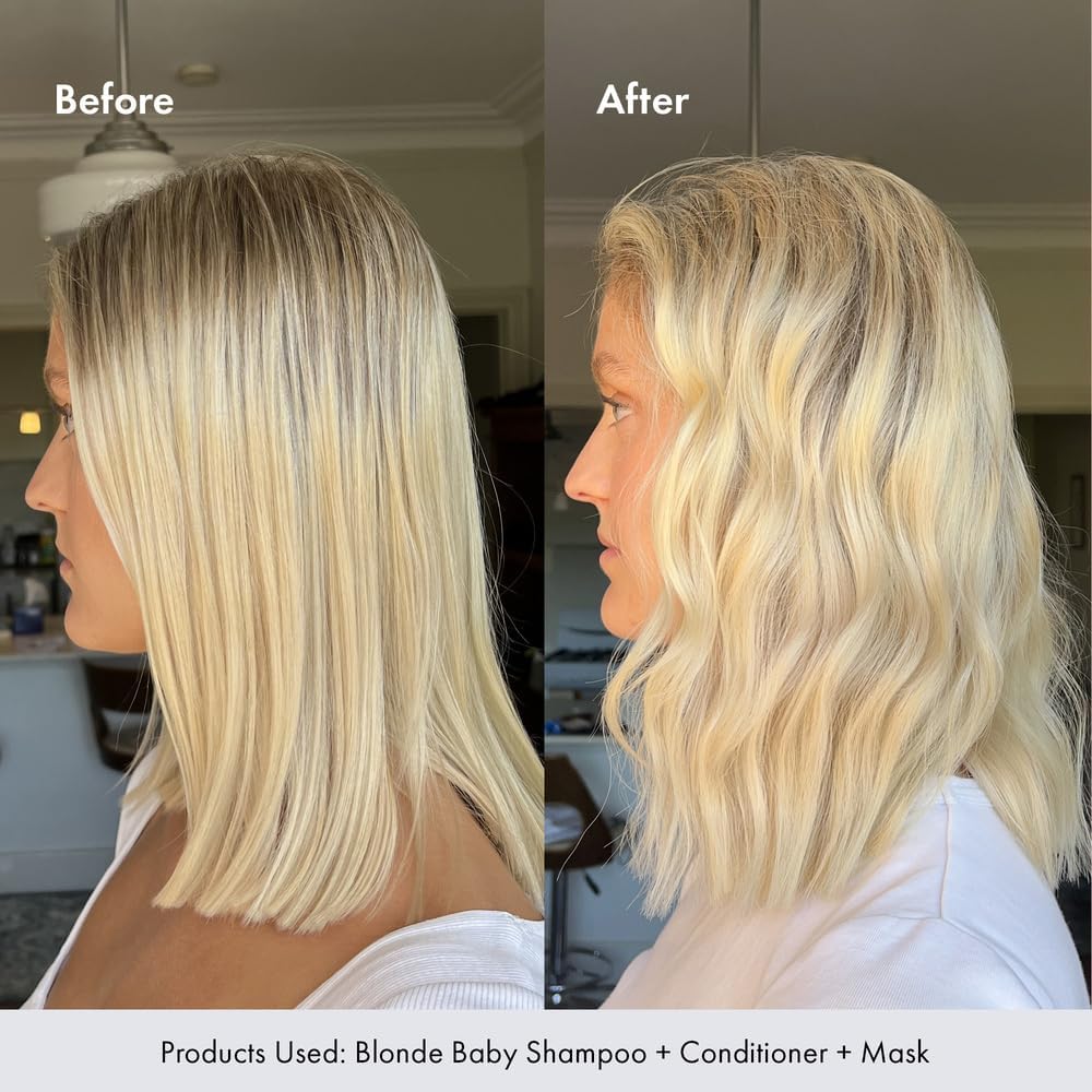 Bondiboost Blonde Baby Toning Purple Conditioner - Silicone-Free, Aloe-Based Formula With Violet Pigments & Hydrating Oils For Blonde Hair - Vegan & Cruelty-Free, 300Ml