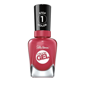 Sally Hansen Miracle Gel™, Proper Prose, Long Lasting, Gel-Like Formula, No Uv Lamp Needed, Red Nail Polish