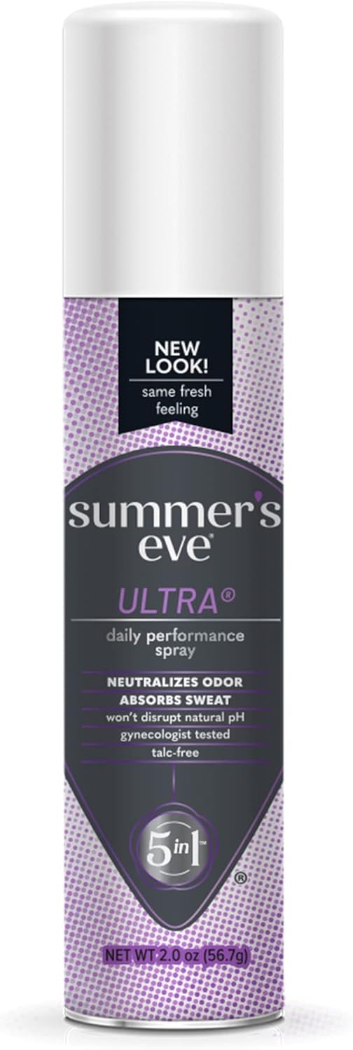 Summer's Eve Lavender Night-time Body Wash 12 fl oz & Ultra Daily Feminine Spray 2 oz Bundle : Health & Household