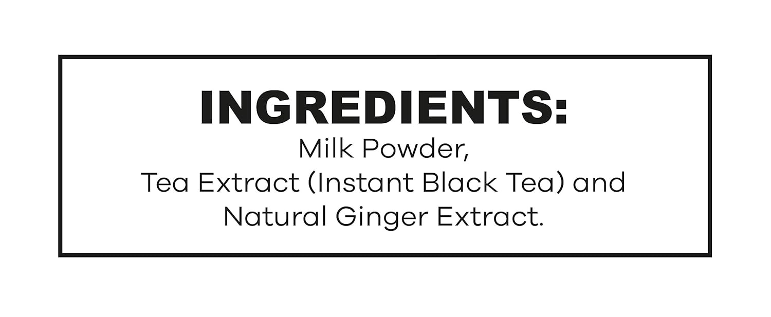 Quiktea Unsweetened Ginger Chai Latte - 40 Count
