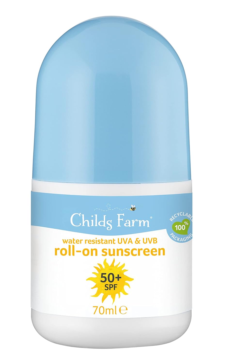 Childs Farm Spf 50+ Roll On Sun Lotion 70Ml