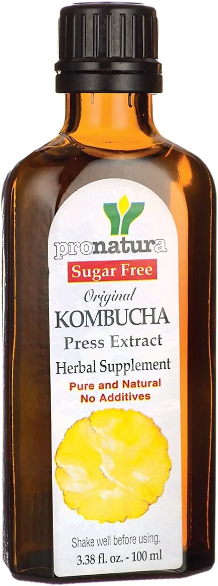 Pronatura Sugar-Free Kombucha Press Extract, 3.38 Fluid Ounce