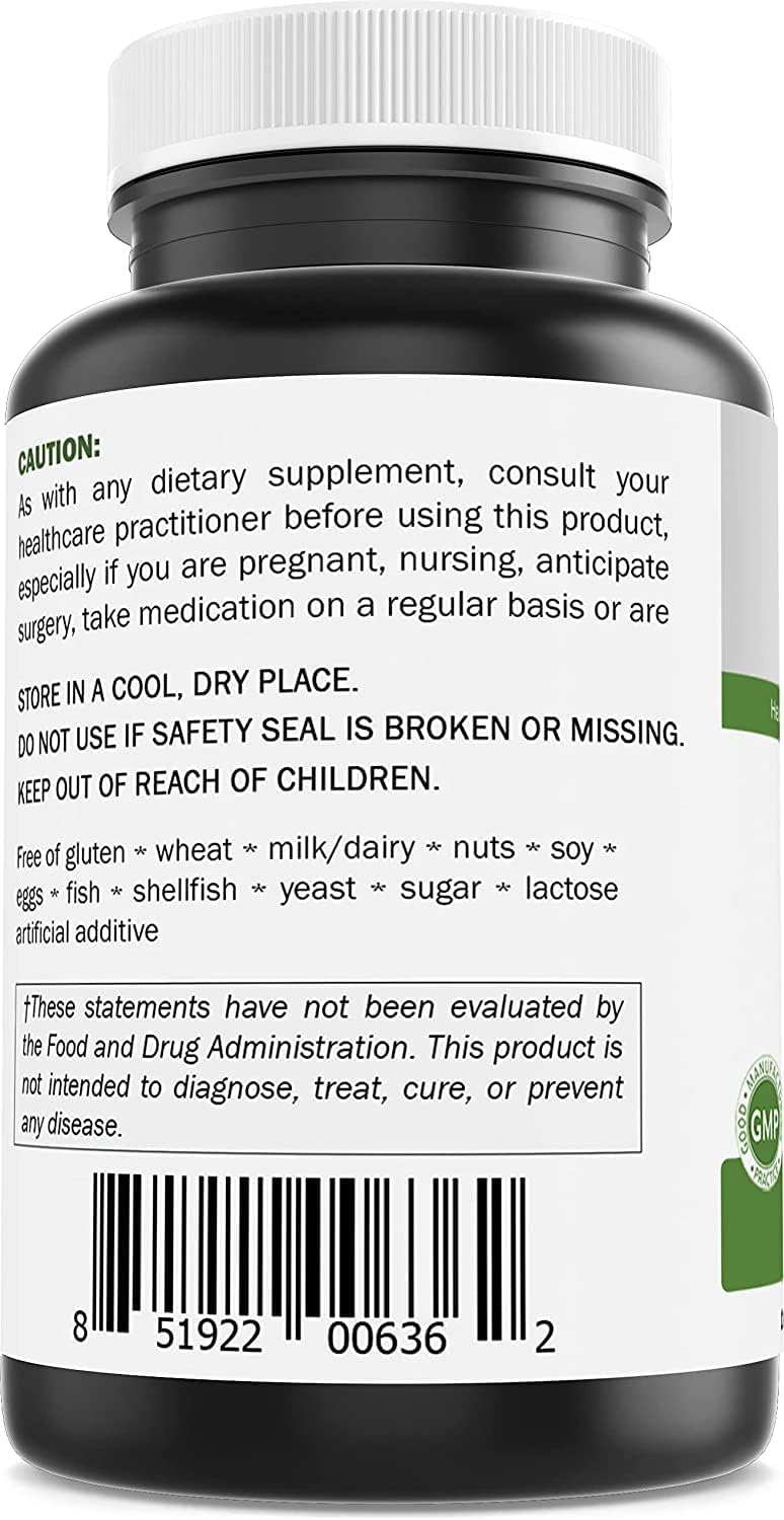 Brieofood Bee Pollen Complex 1000 Mg 120 Tablets - Made With Bee Pollen, Bee Propolis, & Royal Jelly Powder : Health & Household