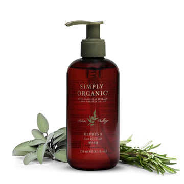 Made In Italy, All Natural Cruelty Free Hair Care For Women & Men, Hair Detox Clarifying Shampoo Scalp Wash With Rosemary, Sage & Olive Leaf Extract (Pump Not Included), 8.5 Fl Oz/251Ml, Refresh