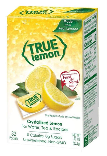 True Lemon Crystallized Lemon, 0.03 Ounce (Pack Of 192)