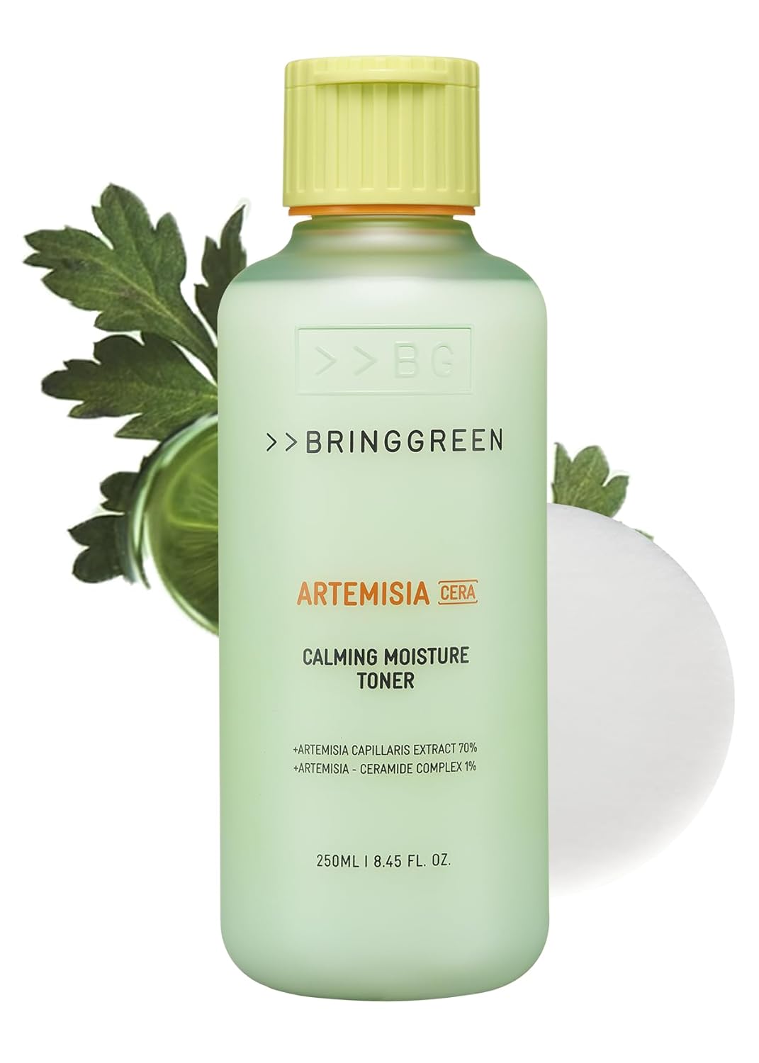 Bring Green Artemisia Cera Calming Moisture Toner | Daily Skincare Routine For Redness Relief, Super Calming Facial Toner To Relieve Sensitive, Irritated Skin 8.45 Fl. Oz., 250Ml