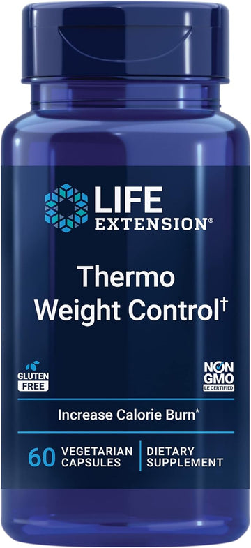 Life Extension Thermo Weight Control ? Encourages Fat Burning, Healthy Weight Loss & Thermogenesis ? Patented Capsaicin Extract ? Weight Management ? Gluten-Free ? 60 Vegetarian Capsules