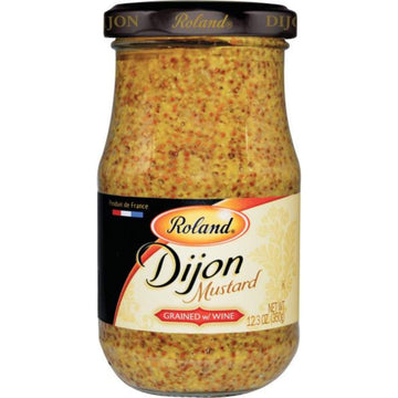 Roland Foods Grained French Dijon Mustard, 12.3 Oz