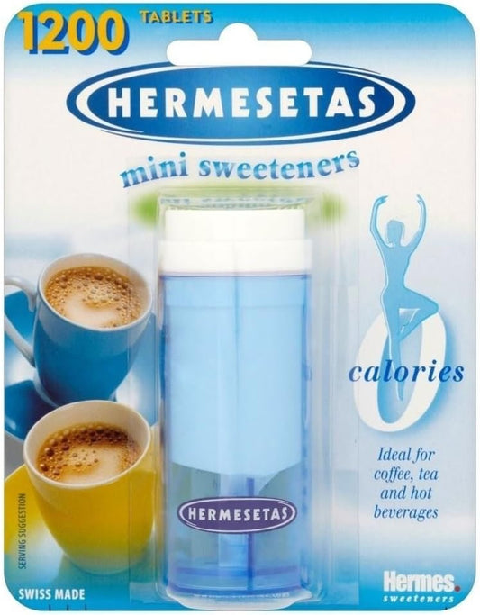 Hermesetas Mini Sweeteners (1200 Per Pack) - Pack Of 2