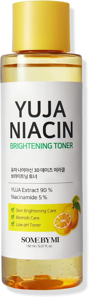 Some By Mi 2022 Version Yuja Niacin 30 Days Miracle Brightening Toner - 5.07Oz, 150Ml - Discontinued From 2023