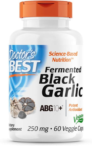 Doctor's Best Black Garlic Extract ABG10+ ? Boost Immunity Potent Antioxidant, 60 Count