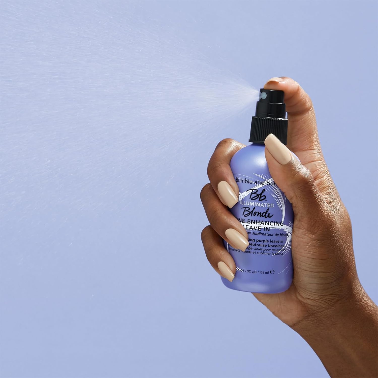 Bumble and bumble. Illuminated Blonde Purple Leave-in Treatment Spray, 4.2 fl. oz. : Beauty & Personal Care