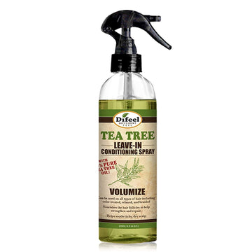 Difeel Volumize Leave In Conditioning Spray With 100% Pure Tea Tree Oil 6 Ounce