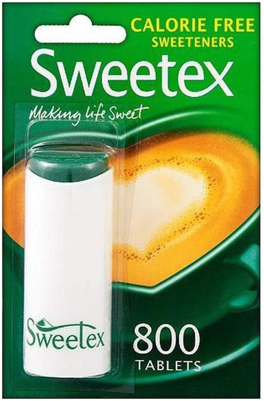 Sweetex, Zero Sugar Sweetener, 800 Tablets, Sweetener Tablets, Zero Calorie, Granulated Sweetener, Sugar Free, Embraces Healthier Lifestyle, Sugar Substitutes, Baking Supplies