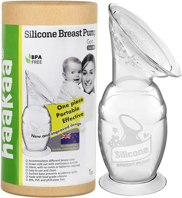 Haakaa Manual Breast Pump with Base 5.4oz/150ml