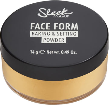 Sleek Makeup Face Form Baking & Setting Powder, Loose Setting Powder To Lock In Your Makeup, Lightweight Formula, Deep 14G (Pack Of 5)
