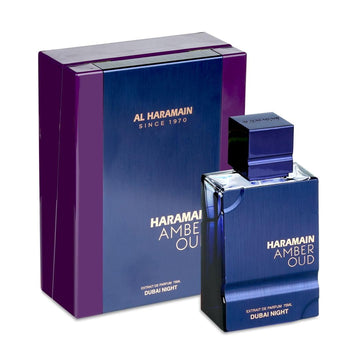Al Haramain Amber Oud Dubai Night Edition For Unisex - Arabian Perfume For Women & Men - Woody Fragrance With Saffron, Bergamot, Agarwood, Amber - Arabic Perfume - Extrait De Parfum - 3.4 Oz Edp Spray