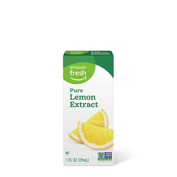 Amazon Fresh, Pure Lemon Extract, 1 Fl Oz (Previously Happy Belly, Packaging May Vary)