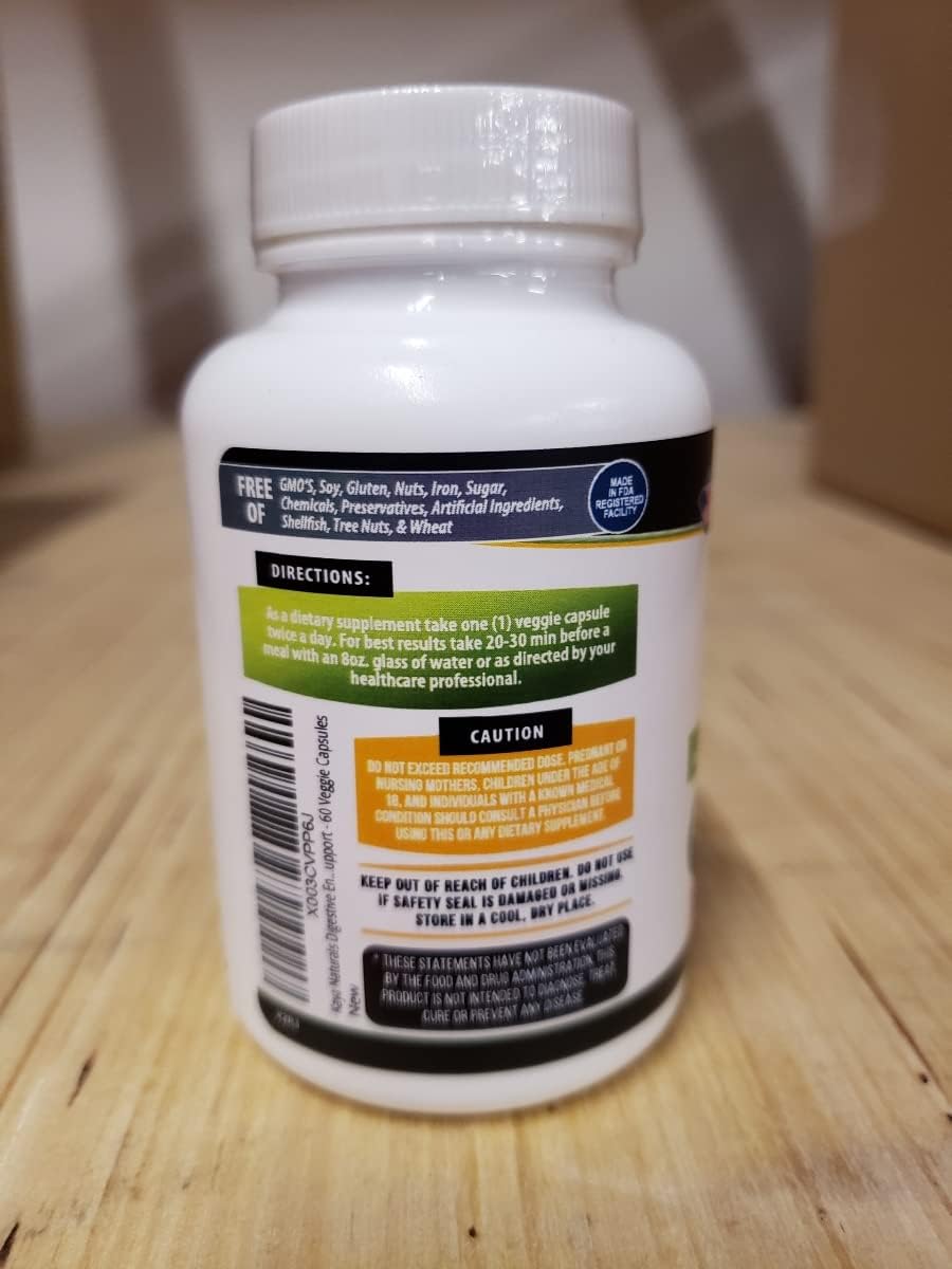 Kaya Naturals Digestive Enzymes with Prebiotics & Probiotics - Constipation & Bloating Relief Pills for Women & Men - Aids Immune Function - Digestion Support - 30 Veggie Capsules : Health & Household