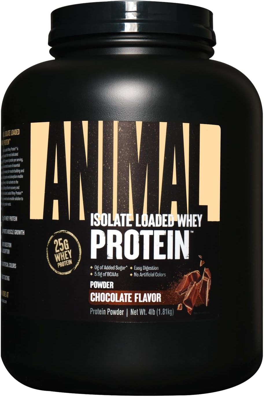 Animal Universal Nutrition Whey Isolate Loaded Protein Powder Suppleme