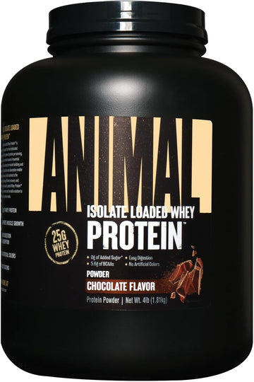 Animal Universal Nutrition Whey Isolate Loaded Protein Powder Suppleme