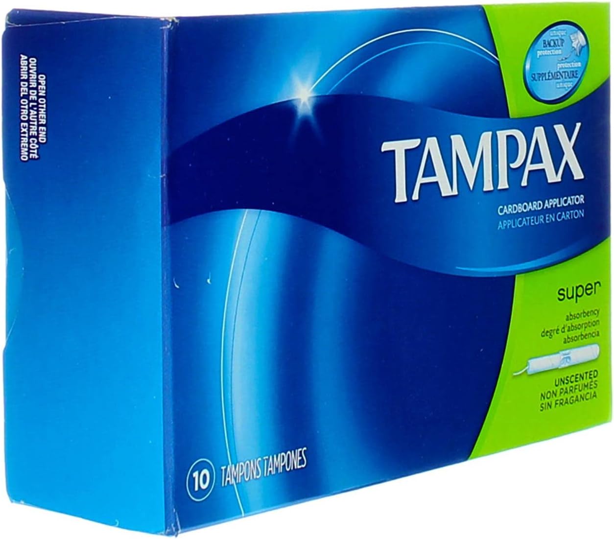 Tampax Super Size 10s Tampax Super 10ct : Health & Household