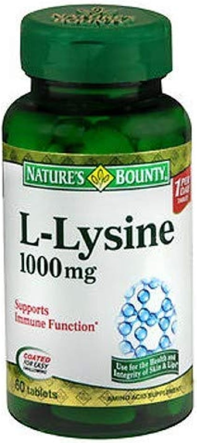 Nature'S Bounty L-Lysine 1000 Mg Tablets 60 Count(Pack Of 4)