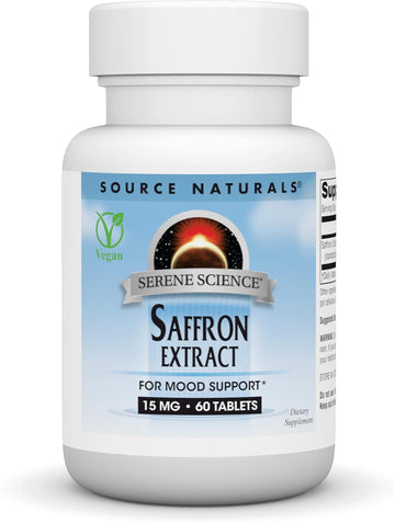 Source Naturals Serene Science Saffron Extract, For Mood Support* - 60 Tablets