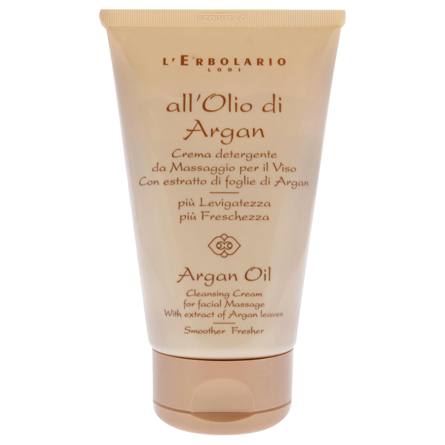 L'Erbolario Argan Oil Cleansing Cream - With Extract Of Argan Leaves For All Skin Types - Perfect For Make-Up Removal - Leaves Your Skin Fresh, Radiant And Incredibly Soft - 4.2 Oz Cleanser