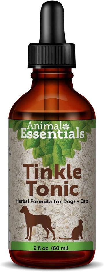 Animal Essentials Tinkle Tonic for Cats & Dogs - Dog & Cat Urinary Supplement, Urinary Support, Herbal Formula, Veterinarian Recommended - 2 Fl Oz