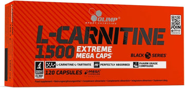 Olimp Sport Nutrition Olimp L-Carnitine 1500 Extreme Mega Capsules - Pack Of 120 Capsules