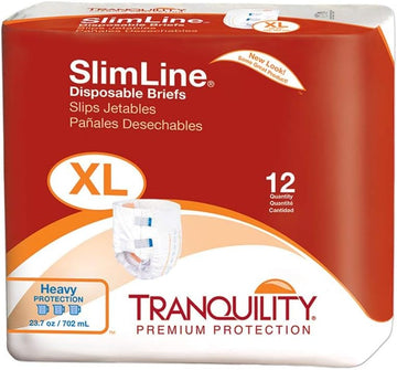 Tranquility Slimline Original Adult Disposable Brief - Xl - 12 Ct