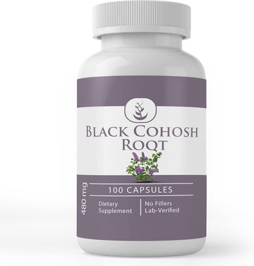 Pure Original Ingredients Black Cohosh Root, (100 Capsules) Always Pure, No Additives Or Fillers, Lab Verified