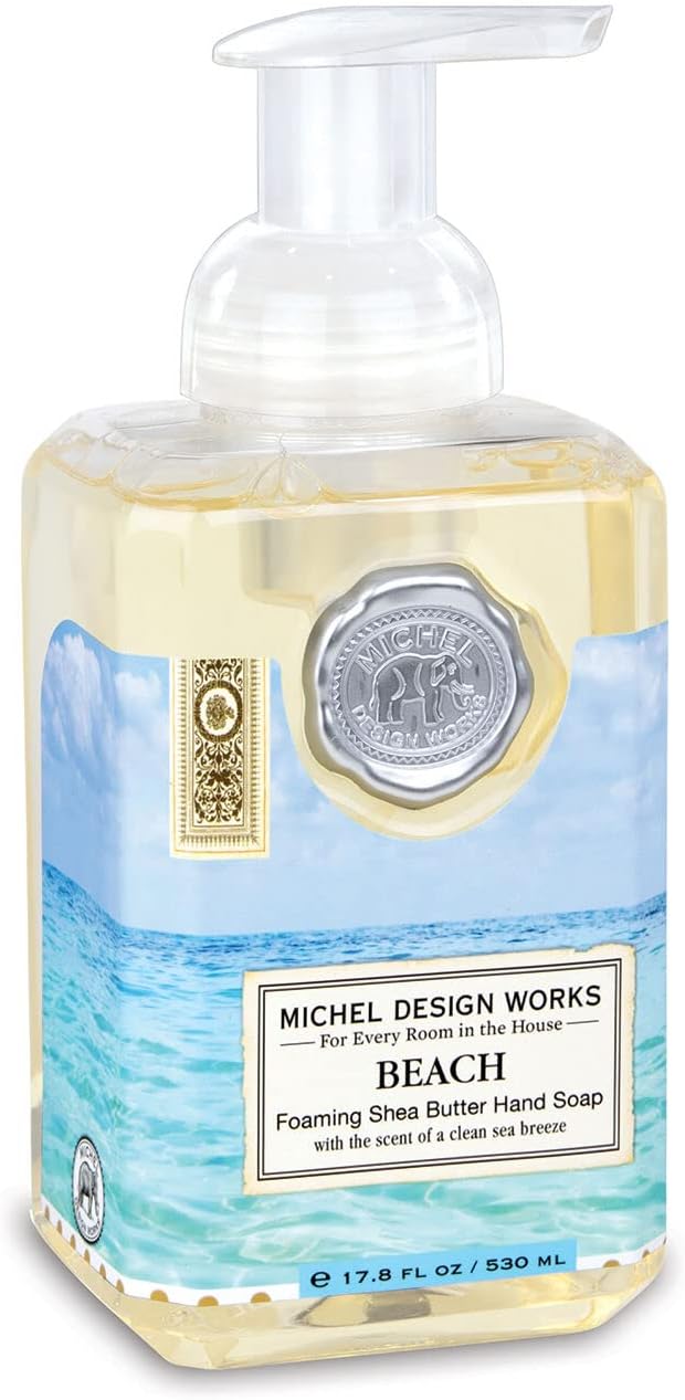Michel Design Works Foaming Hand Soap, Beach : Beauty & Personal Care