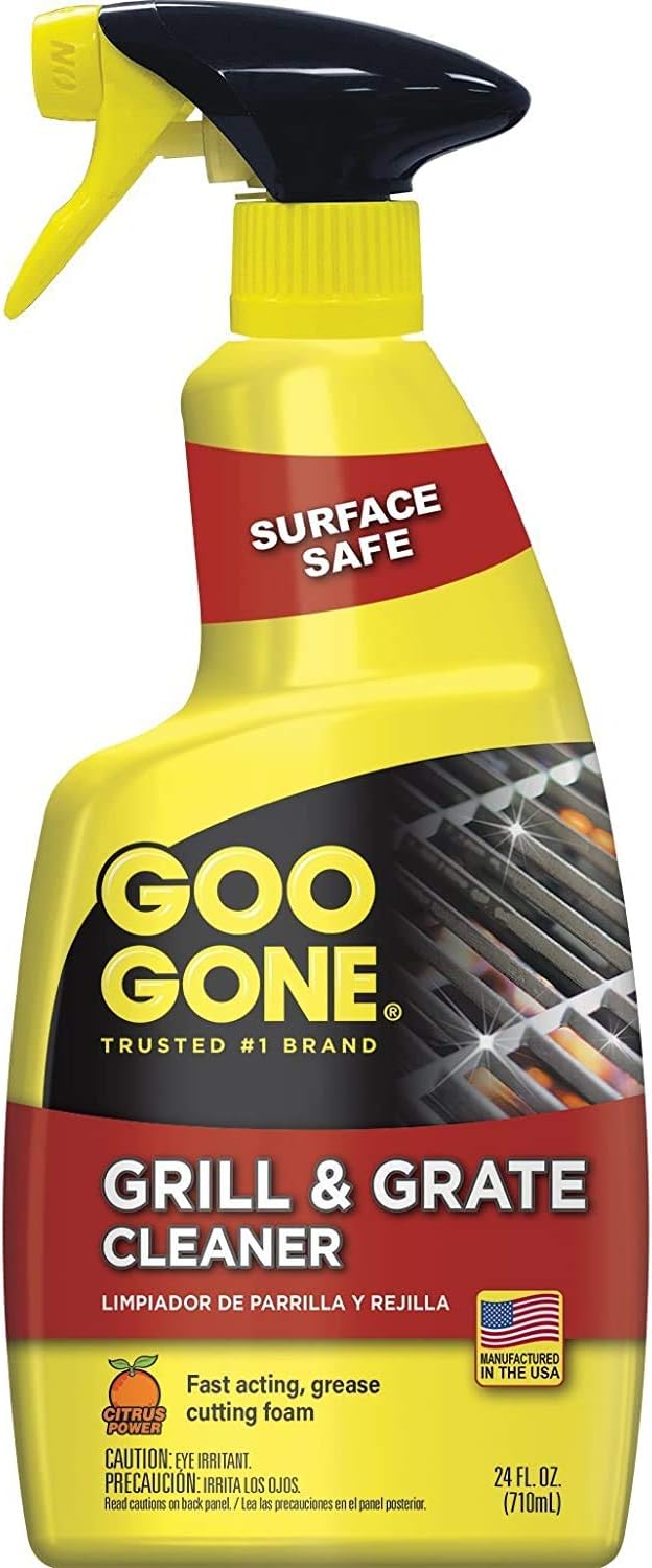 Goo Gone Grill & Grate Cleaner - Cleans Cooking Grates & Racks - 24 Fl. Oz. 4 Pack : Health & Household