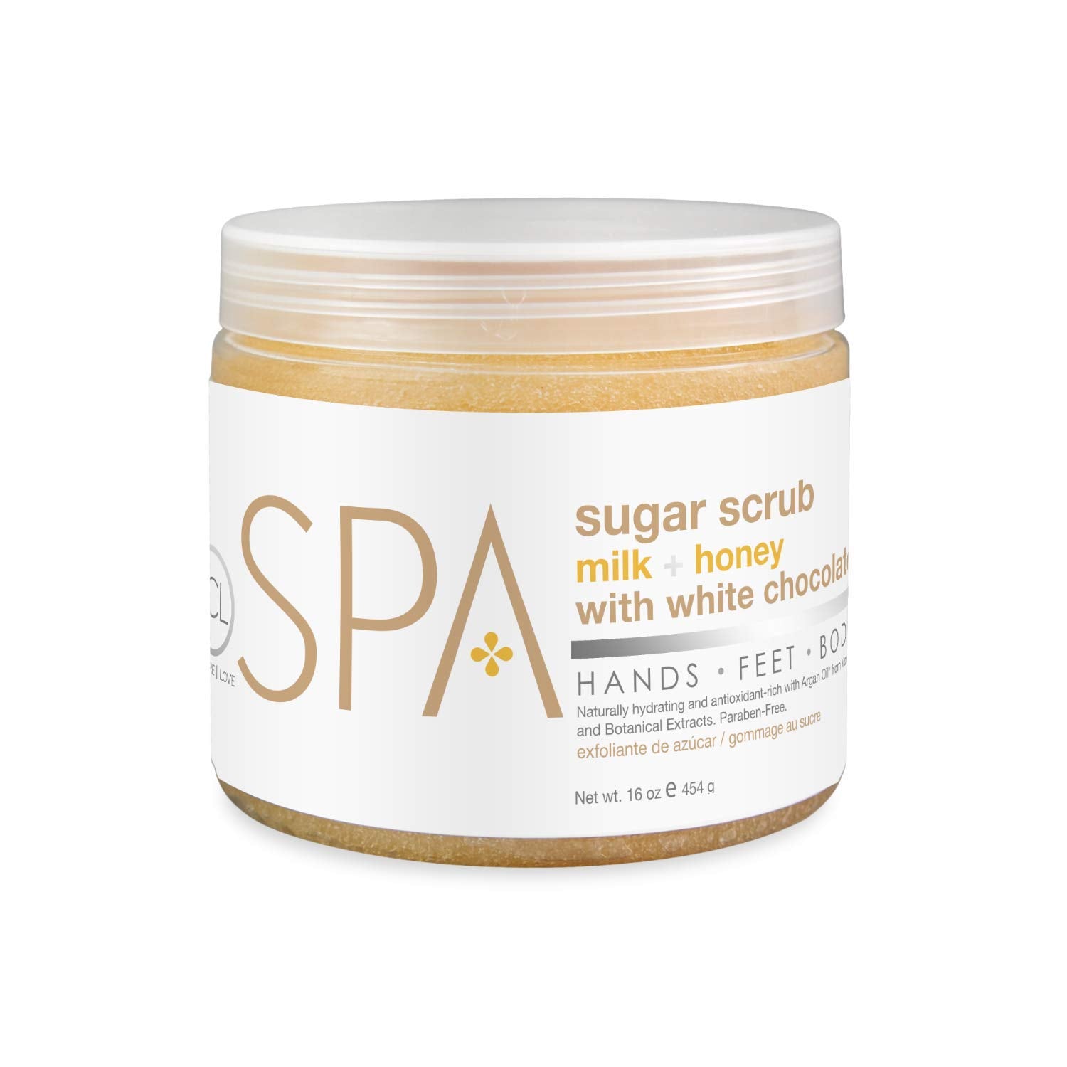 Bcl Spa Critical Repair Organic Sugar Scrub With Arnica And Aloe Vera, Hydrating & Exfoliating Body Scrub, Soothing & Nourishing Organic Botanical Extracts & Oils For Hands, Body, And Foot Spa, 16 Oz