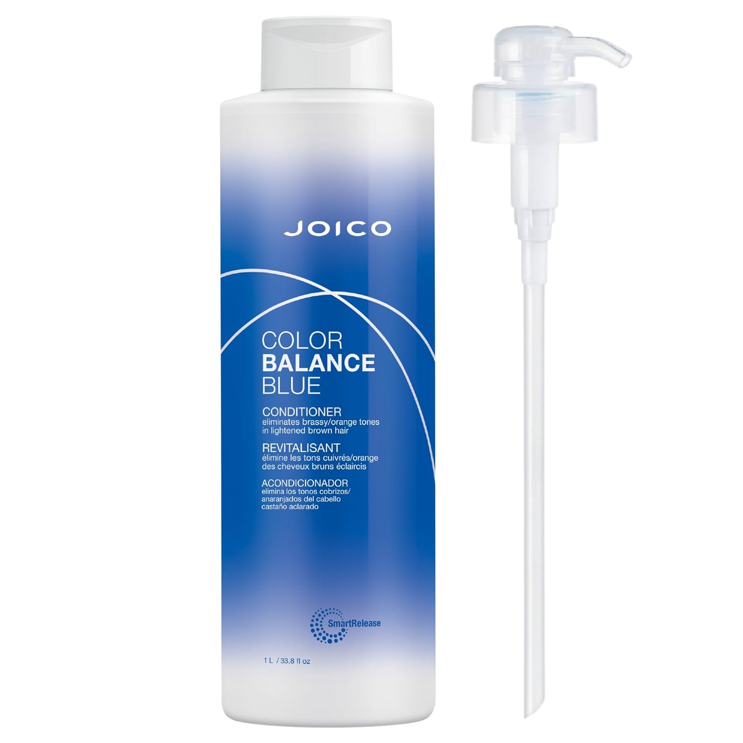 Joico Color Balance Blue Conditioner | For Lightened Brown Hair | Eliminate Brassy Orange Tones | Boost Color Vibrancy & Shine | Uv Protection | With Rosehip Oil & Green Tea Extract