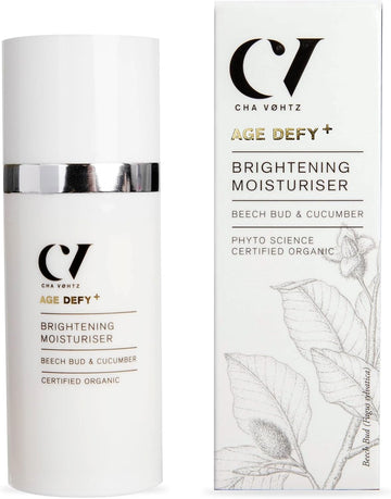 Green People Age Defy+ Brightening Moisturiser - Suitable For Mature Skin - Paraben Free - Vegan, 30Ml