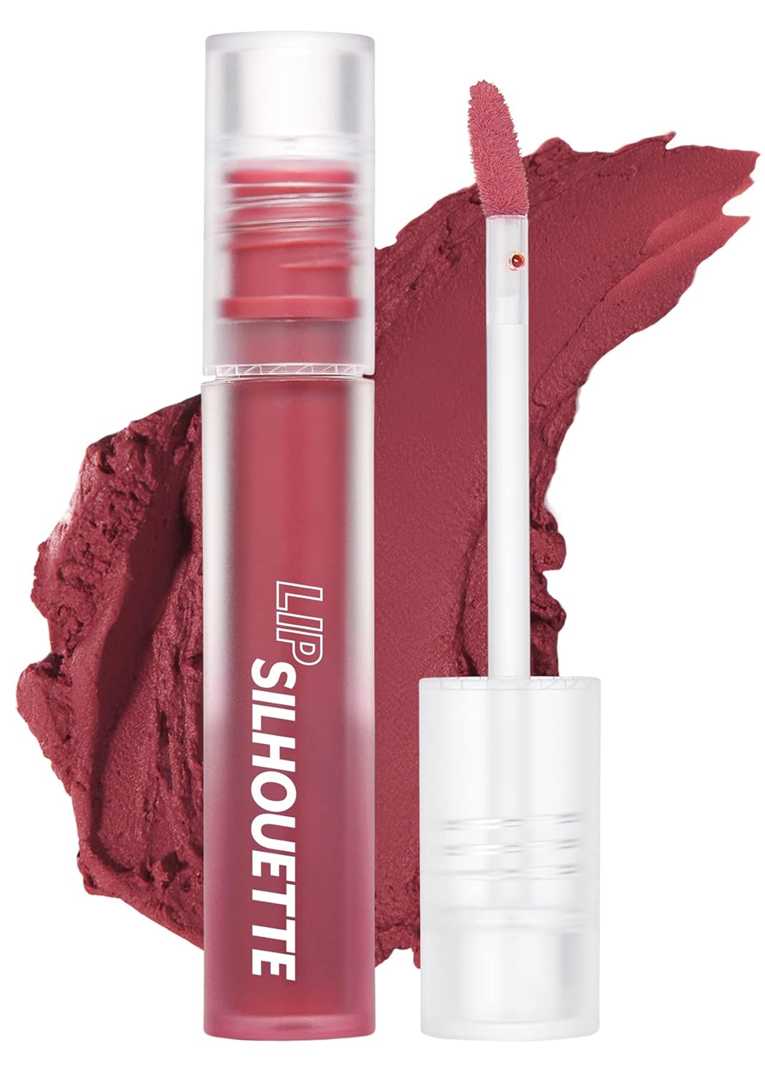 I'M Meme Lip Silhouette Matte Velvet Tint - 07 Classy Rose (Pink Rose Shade) | Best Lip Stain, Vivid Color, Long Lasting, Moisturizing & Hydrating, Light-Weight, Matte Finish, Valentine Day Gift 4Ml