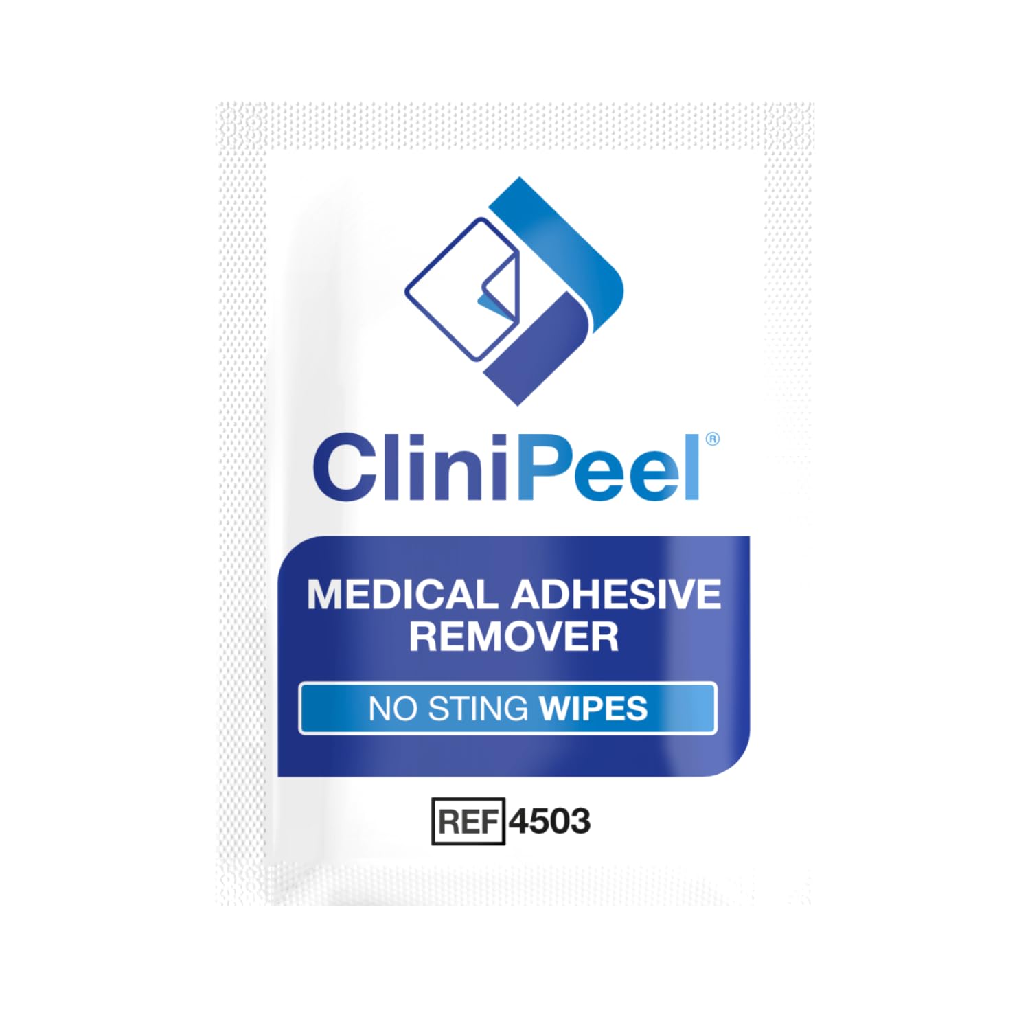 Clinipeel Medical Adhesive Remover Wipes - 30X Alcohol Free, No-Sting Silicone Wipes For Sensitive Skin - Quick-Drying, Removes Dressings & Medical Devices Without Residue - Individually Wrapped