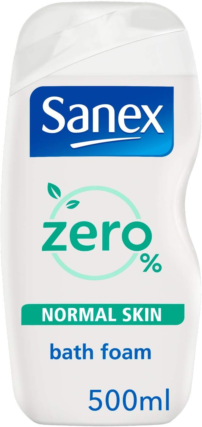 Sanex Zero% Bath Foam For Normal Skin, 500 Ml
